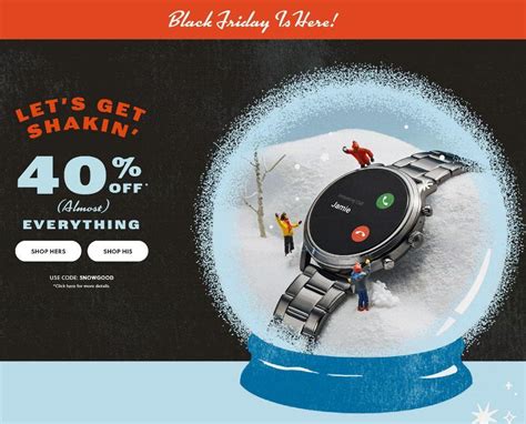 fossil black friday